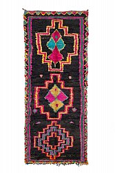 Marokkansk berber tæppe Boucherouite 315 x 125 cm