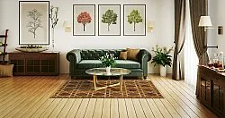 Wilton-tæppe - Pachino (brun/guld)