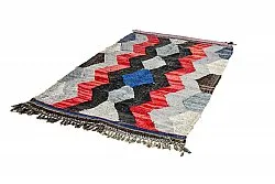 Marokkansk berber tæppe Boucherouite 135 x 225 cm
