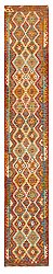 Kelimtæppe Afghansk 488 x 80 cm