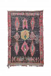 Marokkansk berber tæppe Boucherouite 240 x 155 cm