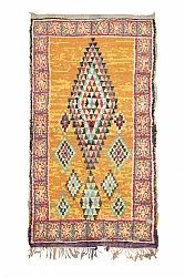 Marokkansk berber tæppe Boucherouite 270 x 155 cm