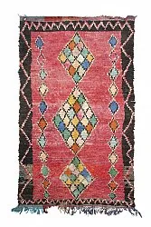 Marokkansk berber tæppe Boucherouite 270 x 170 cm
