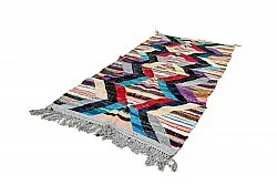 Marokkansk berber tæppe Boucherouite 140 x 290 cm