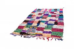 Marokkansk berber tæppe Boucherouite 210 x 150 cm