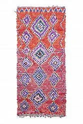 Marokkansk berber tæppe Boucherouite 315 x 135 cm