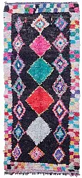 Marokkansk berber tæppe Boucherouite 230 x 130 cm