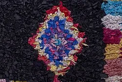 Marokkansk berber tæppe Boucherouite 230 x 130 cm