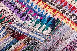 Marokkansk berber tæppe Boucherouite 220 x 135 cm