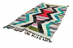 Marokkansk berber tæppe Boucherouite 140 x 260 cm