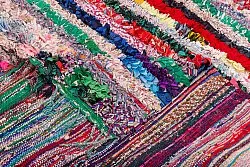 Marokkansk berber tæppe Boucherouite 210 x 145 cm