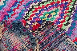 Marokkansk berber tæppe Boucherouite 270 x 145 cm