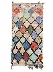 Marokkansk berber tæppe Boucherouite 175 x 90 cm