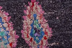 Marokkansk berber tæppe Boucherouite 260 x 145 cm