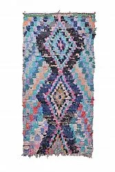 Marokkansk berber tæppe Boucherouite 235 x 115 cm