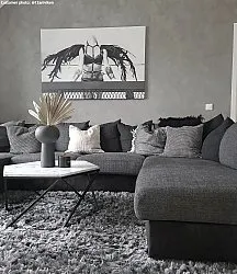 Ryatæpper - Janjira (sølv)