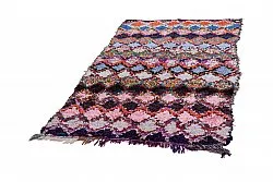 Marokkansk berber tæppe Boucherouite 220 x 130 cm