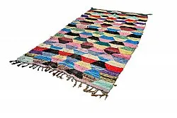 Marokkansk berber tæppe Boucherouite 145 x 275 cm