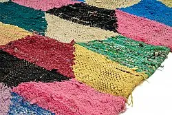 Marokkansk berber tæppe Boucherouite 145 x 275 cm