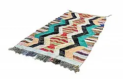 Marokkansk berber tæppe Boucherouite 140 x 265 cm