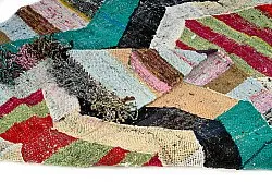 Marokkansk berber tæppe Boucherouite 140 x 265 cm