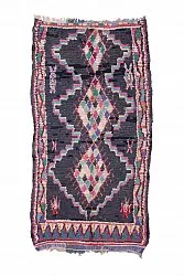 Marokkansk berber tæppe Boucherouite 240 x 130 cm