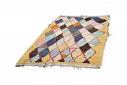 Marokkansk berber tæppe Boucherouite 200 x 120 cm
