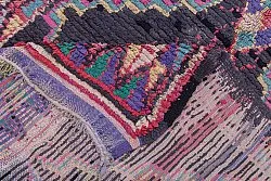 Marokkansk berber tæppe Boucherouite 240 x 130 cm
