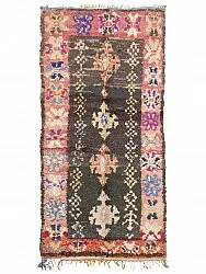 Marokkansk berber tæppe Boucherouite 205 x 95 cm