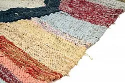 Marokkansk berber tæppe Boucherouite 135 x 215 cm