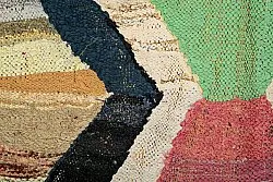 Marokkansk berber tæppe Boucherouite 135 x 215 cm