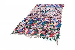 Marokkansk berber tæppe Boucherouite 220 x 140 cm