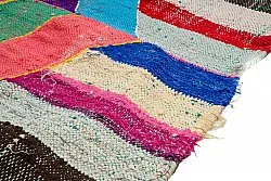 Marokkansk berber tæppe Boucherouite 140 x 245 cm