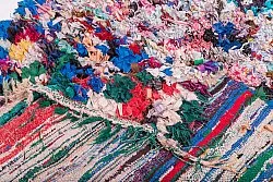 Marokkansk berber tæppe Boucherouite 220 x 140 cm