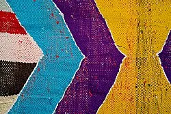 Marokkansk berber tæppe Boucherouite 140 x 245 cm