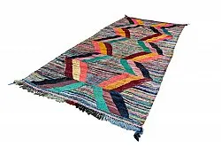 Marokkansk berber tæppe Boucherouite 150 x 325 cm