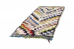 Marokkansk berber tæppe Boucherouite 210 x 115 cm