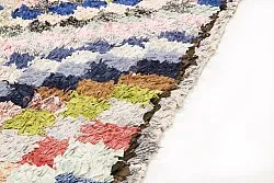 Marokkansk berber tæppe Boucherouite 210 x 115 cm