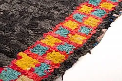 Marokkansk berber tæppe Boucherouite 135 x 290 cm