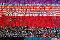 Marokkansk berber tæppe Boucherouite 135 x 270 cm