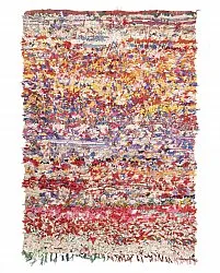 Marokkansk berber tæppe Boucherouite 205 x 140 cm