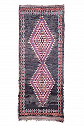Marokkansk berber tæppe Boucherouite 335 x 130 cm