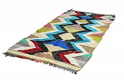 Marokkansk berber tæppe Boucherouite 125 x 250 cm