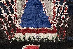 Marokkansk berber tæppe Boucherouite 235 x 120 cm