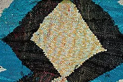 Marokkansk berber tæppe Boucherouite 125 x 250 cm