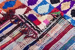 Marokkansk berber tæppe Boucherouite 255 x 145 cm