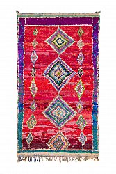 Marokkansk berber tæppe Boucherouite 265 x 145 cm