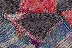 Marokkansk berber tæppe Boucherouite 245 x 105 cm