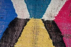 Marokkansk berber tæppe Boucherouite 150 x 275 cm