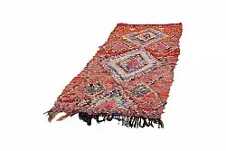 Marokkansk berber tæppe Boucherouite 245 x 105 cm